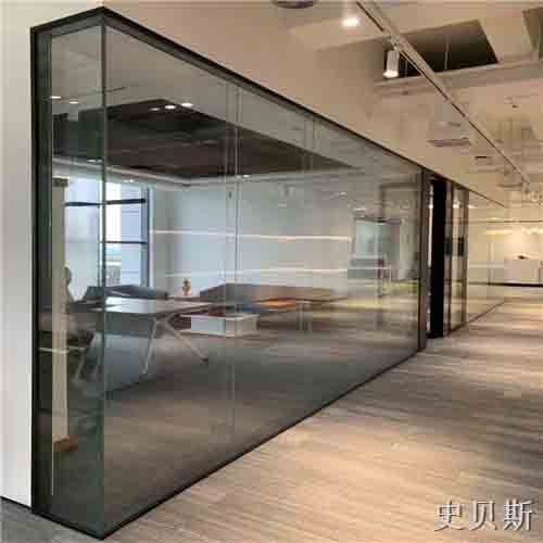 亳州双层12mm全景玻璃隔断墙结构图